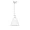 Z-Lite Alaric 1 Light Pendant, 10in. W x 10.75in. H, Polished Nickel 3042P10-PN - alternate 7